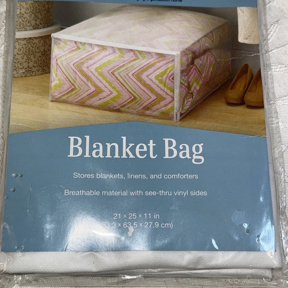 Whitmor Blanket And‎ Storage Bag 5003-09 21 L x 25 W x 11 h Breathable Nonwoven
